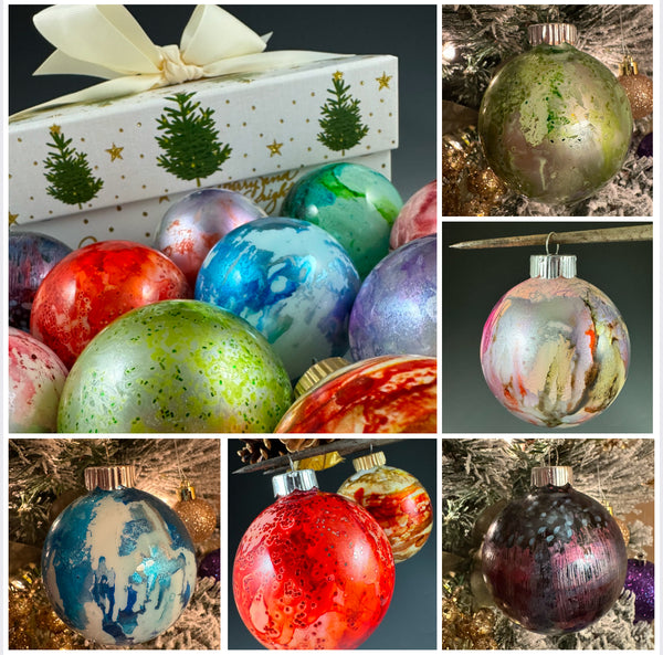 Alcohol Ink Ornament Class: Tuesday, December 10 (6 - 8 pm)