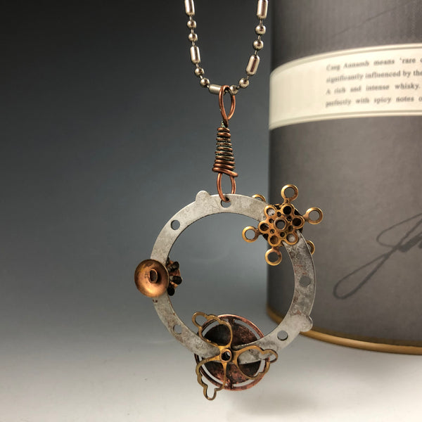 U-Turn Large Mixed Metal Necklace