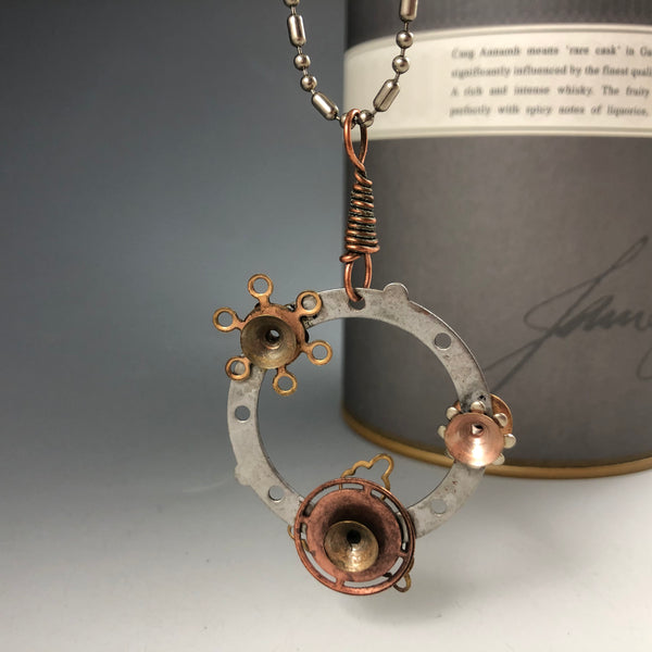 U-Turn Large Mixed Metal Necklace